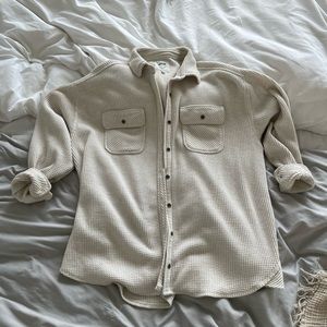 aerie lumberjane waffle shirt